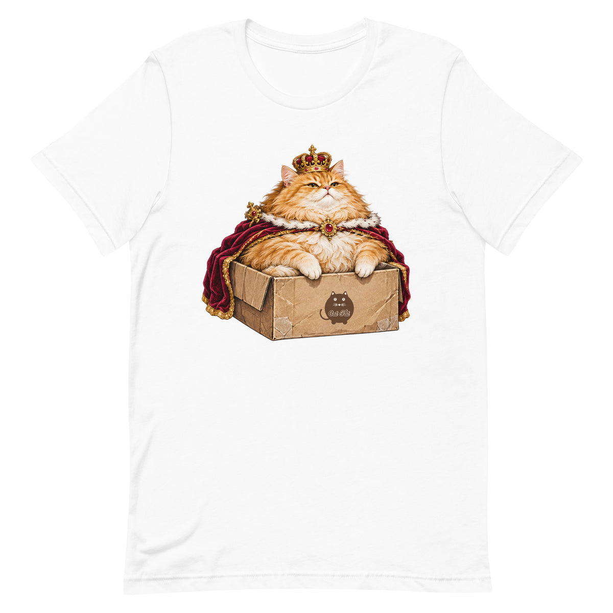 Cardboard Aristocrat Cat Graphic T-Shirt